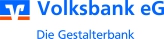 Schriftzug Volksbank die Gestalterbank