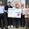 Insgesamt 7.500 Euro durch Charity: Autobid überreicht Scheck für drei Projekte