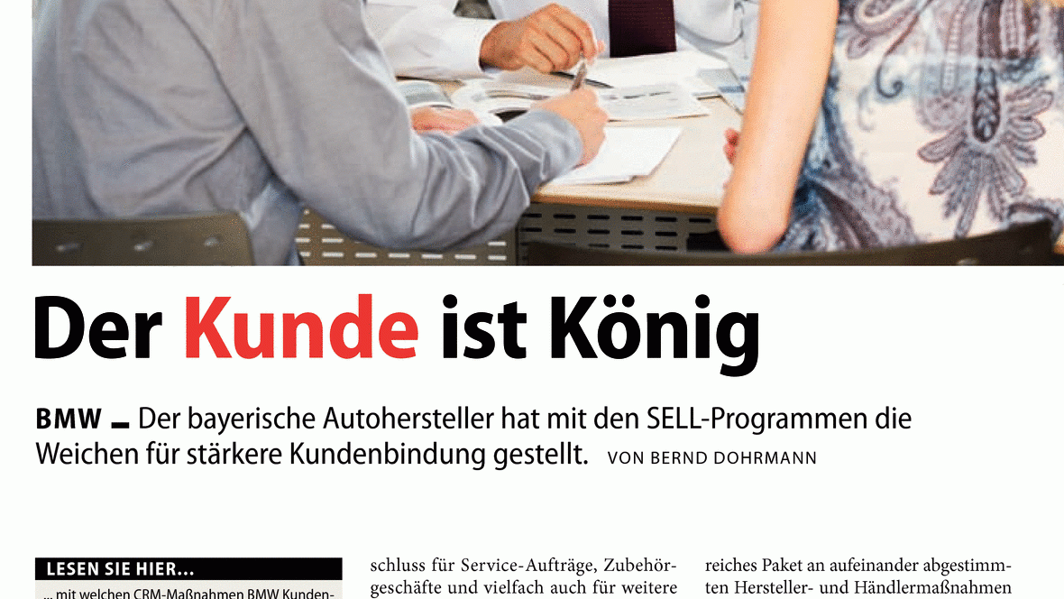 Ausgabe 08/2010 Der Kunde ist König