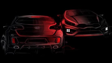 Skizze des Kia Cee'd GT