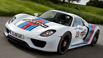 Porsche 918 Spyder im Martini-Racing-Design (Prototyp)