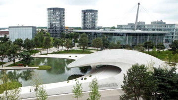 Porsche-Pavillon in der Autostadt Wolfsburg