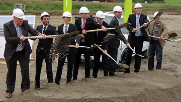 Spatenstich für Porsche Zentrum Allgäu