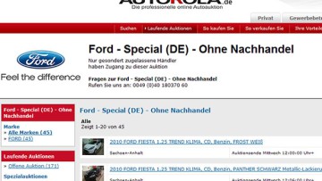 GW-Vermarktung: Ford kooperiert mit Autorola