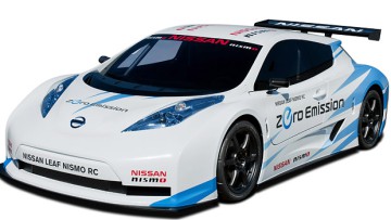 Automesse New York: Nissan Leaf im Renndress