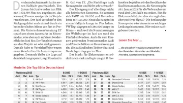 Ausgabe 14-15/2025: Zulassungen nach Sparten im Juni