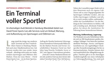 Autohaus-Umnutzung: Ein Terminal voller Sportler