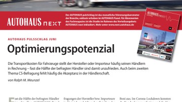 AUTOHAUS pulsSchlag Juni: Optimierungspotenzial