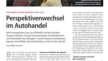 Autohaus Young Business Day 2022: Perspektivenwechsel im Autohandel