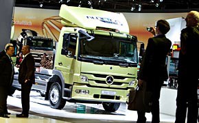 IAA Nutzfahrzeuge: Lkw-Branche kommt auf Touren