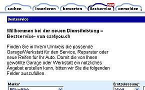 Schweiz: GW-Plattform Car4you bietet mit „Bestservice“ neue Dienstleistung