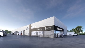 Daimler Truck-Servicebetrieb der Fahrzeugtechnik Aretsried