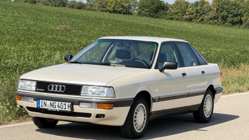 Premium neu gedacht – Mit den stromlinienförmigen Modellen Audi 80 und 90 (B3) attackierte Ingolstadt vor 40 Jahren erstmals erfolgreich BMW (3er) und Mercedes (190)