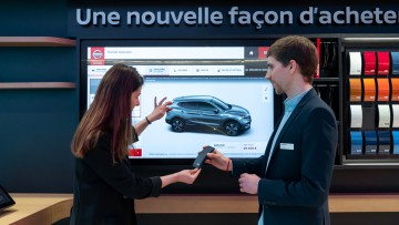 Nissan-Handel: Digitale Versuchsanordnung