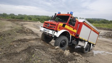 Seit Jahrzehnten gehören Unimogs zum deutschen Straßenbild etwa in Form von Einsatzfahrzeugen unserer Feuerwehren.