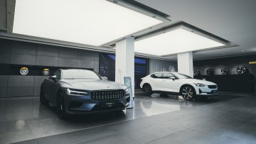 Autohandel: Erster deutscher Polestar Space eröffnet