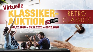 Classicbid und Retro Classics kooperieren: Oldtimer-Auktionen im Livestream