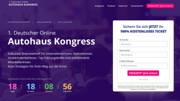 1. Deutscher Online Autohaus Kongress: Mutmacher in der Krise