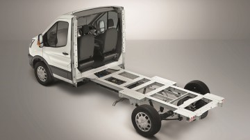 Ford Transit Fahrgestell: Auch mit abgesenktem Boden