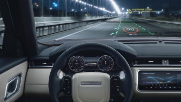 Head-up-Display mit 3D-Effekt: Wirkungsvolle Warnung