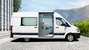 Hyundai H350 MultiCab: Sieben Mann plus Material