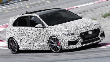 Hyundai i30 N Prototyp: Warmlaufen auf dem "Namburgring"