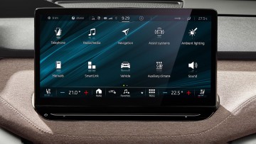 Infotainment Skoda Enyaq; Digitalradio; Radio; Interieur