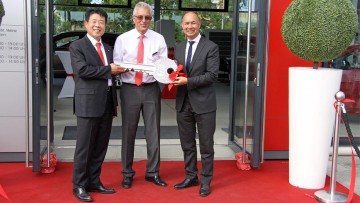 Mainz: Autocenter Heinz eröffnet neues Kia-Autohaus