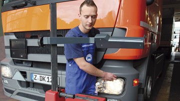 Lkw Lichttest