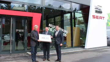 Brass Gruppe und Autohof Altfranken: Neue Showrooms für Seat