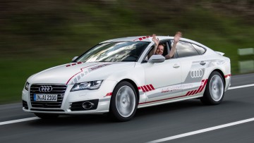 Selbstfahrender Audi A7 Sportback