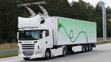 Strom-Lkw auf zwei Strecken: Praxistest ab Ende 2018