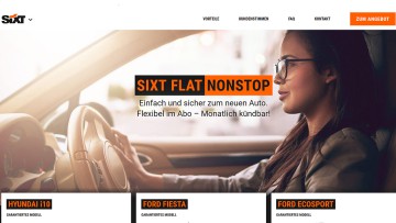 Sixt: Auto-Abo jetzt auch mit Modellgarantie