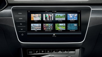 Skoda Online-Dienste Infotainment