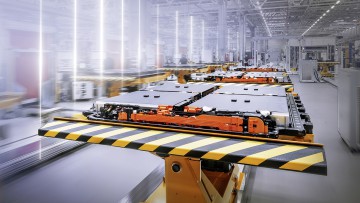 Batteriekompetenz aus Sachsen: Die Mercedes-Tochter Accumotive produziert die Batterien für den neuen CLA.