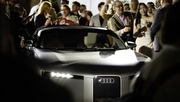 Aufbruch in Mailand: Audi zeigte in der italienischen Modemetropole sein neues Design.