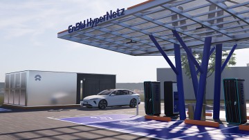 Batteriewechselstationen Nio und EnBW