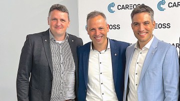 Sie bringen das Erfolgskonzept Careoss gemeinsam aus Frankreich nach Deutschland (v. l.): Arthur Vogel, Michael und Nathanael Alain fungieren gemeinsam als Geschäftsführer.