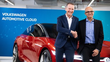 Clouddienste: VW und Microsoft bauen Partnerschaft aus