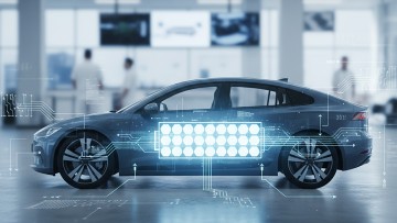 Elektroauto-Batterie Visualisierung