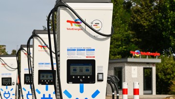 Ladesäulen von Total Energies in Waren an der Müritz