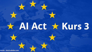 Flagge Sterne Europa EU-AI-Act Kurs 3