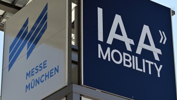 Die Auto- und Verkehrsmesse IAA in der Messe München