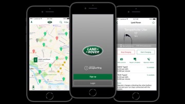 Jaguar Land Rover: Per App zur nächsten Ladesäule