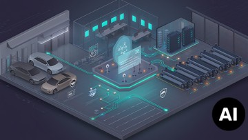 Abstraktes Bild zu rechtlichen Vorgaben eines Cyber-Notfalls in einem Autohaus