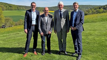 V.l.n.r.: Joachim Kuhn, Thorsten Krämer, Michael Kraft und Jürgen Hasler