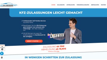 Ohne Termin, ohne Wartezeit: Der Webservice "Kfz Zulassungen 24/7" geht online.