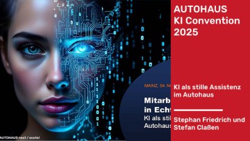 Titelfolie des Vortrags von Ecotel im Rahmen der KI Convention 2025