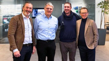 v.l.n.r. Jan Rommel, Stefan Waltemode, Felix Tönnis, Oliver Bohn