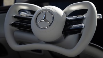 Mercedes-Benz EQS mit Steer-by-wire-Lenkung